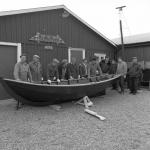 Båtbyggare i Fiskemuseet